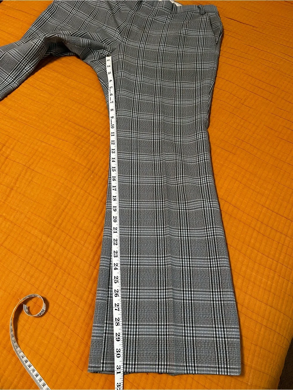 Vintage Levi's Gray Plaid Men's Dress Pants